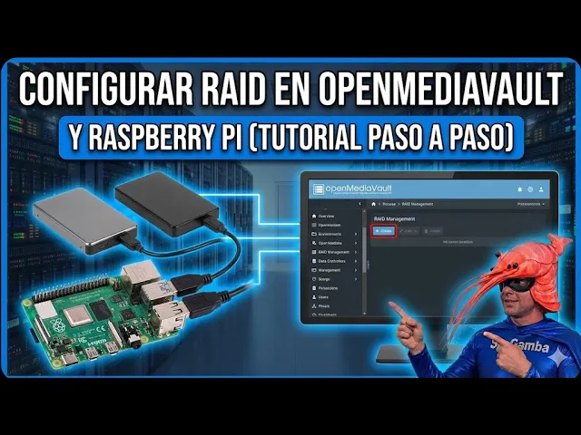 Configurar RAID en OpenMediaVault: Guía Paso a Paso (Raspberry Pi NAS)