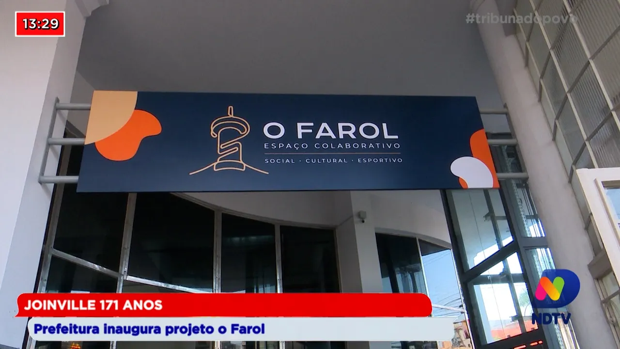 Joinville 171 anos: prefeitura inaugura projeto O Farol