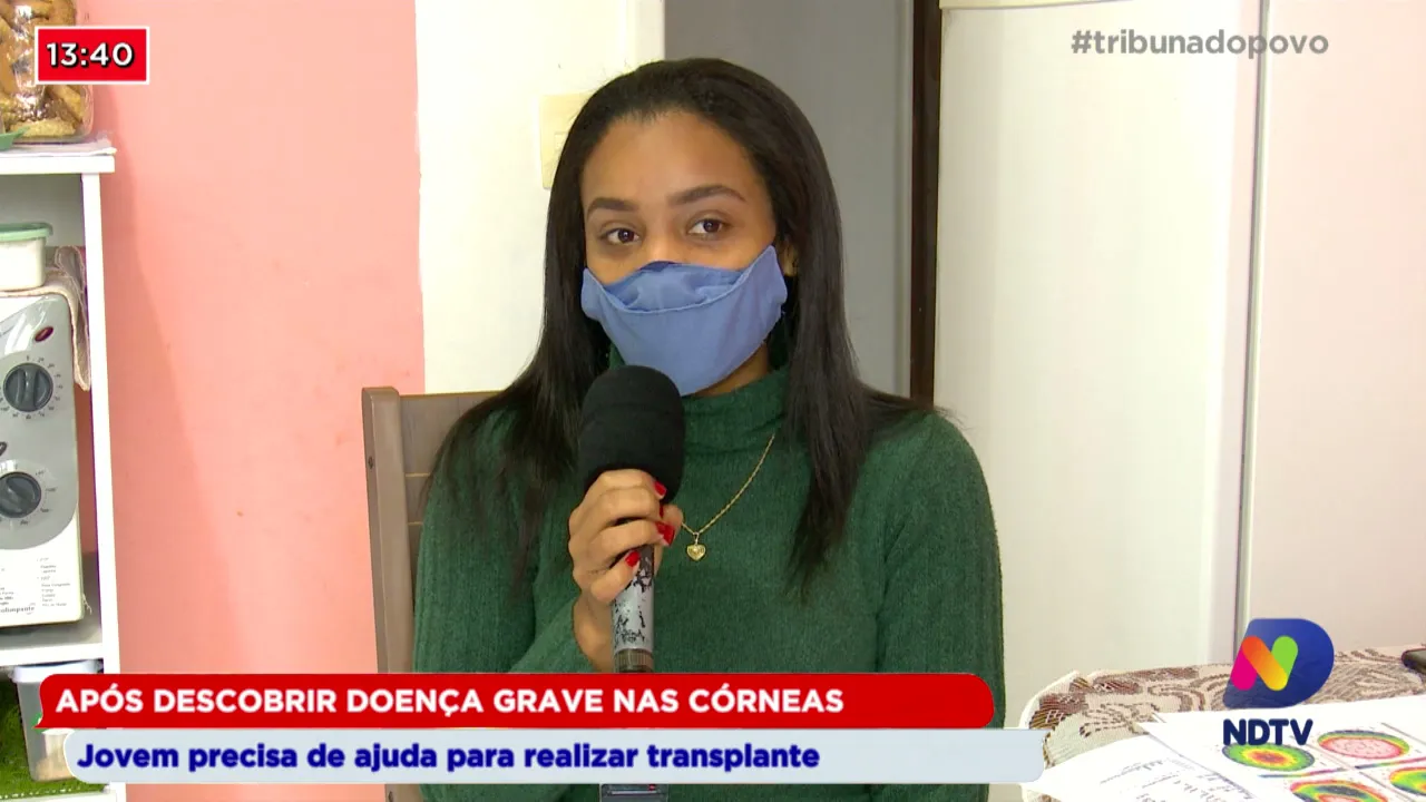 Após descobrir doença grave nas córneas jovem precisa de ajuda para realizar transplante