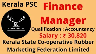 finance manager for kscrmf limited in kerala psc keralacareers keralacareers pscnotification