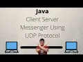 Java UDP Client Server Messenger