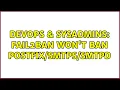 DevOps SysAdmins Fail2ban won t ban smtpd 2 Solutions