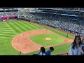 In the stands view of Orioles vs Royals at Kauffman stadium