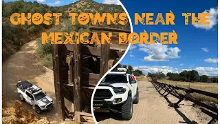 ghost towns in the patagonia mountains driving along the mexican border