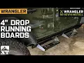 Jeep Wrangler JL 4-Inch Drop Sniper Running Boards Review Install