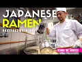 Behind the Counter at a Local Japanese Miso Ramen Restaurant