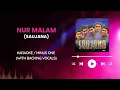 Nur Malam - Saujana (Karaoke/Minus One) | Good Quality