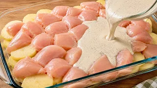 Faites cuire le poulet et les pommes de terre comme ça‼️ Recette incroyable