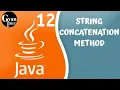 String Concatenation Method in Java Java tutorial for beginners