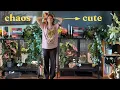 refreshing my neglected ikea greenhouse cabinet after 4 years