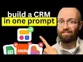 I Built a Custom CRM With AI in 10 Minutes No-Code