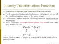 Chapter 3 Basic Intensity Transformation Function