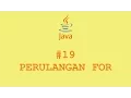 Perulangan For Java Bahasa Indonesia