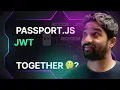 Passport js vs JWT Unraveling Authentication in Web Development