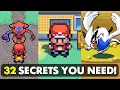 32 SECRETS EASTER EGGS You Need To Know in Pokemon FireRed LeafGreen
