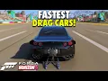 Top 5 FASTEST Drag Cars in Forza Horizon 6