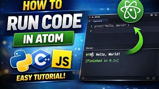 How to run python code in Atom