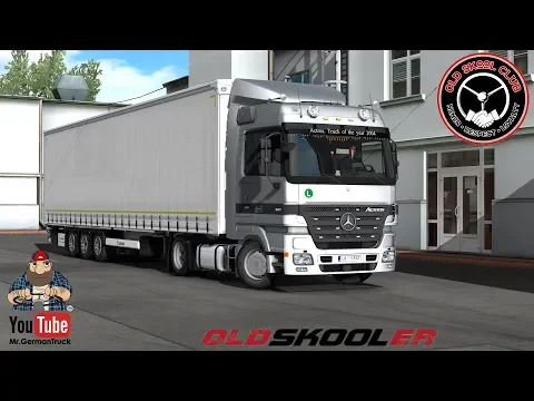 Download MP3 [ETS2 v1.32] Mercedes Actros MP2 Low Deck Chassis Addon