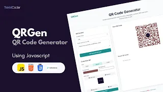 Build a QR Code Generator App Using HTML CSS JavaScript