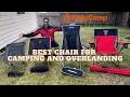 Best Chair For Camping and Overlanding KingCamp High Sling Back Folding Chair