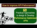 API Performance Tuning Top 5 Ways to Design and Develop Optimized APIs API Design Tips