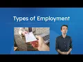 Types of Employment - Full-Time Part-Time and Contract