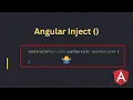 Angular Inject Function - New Way to Inject Services Angular Tutorial Bangla