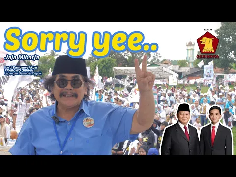 Download MP3 JAJA MIHARJA | SORRY YE SORRY