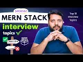 Top 10 MERN Stack Interview TOPIC MERN STACK INTERVIEW TOPIC to Know in 2025
