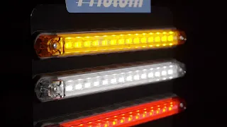 Video: LED marker light amber | 12-24v | 0.15m cable | MV-5900A