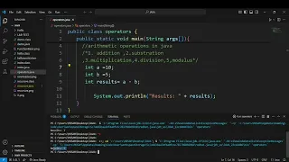 Arithmetic Operations in Java Addition Subtraction Multiplication Division Modulus