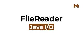 How to Use a FileReader and a BufferedReader - Java IO Course
