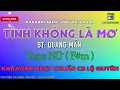 Download Lagu Tình Không Là Mơ | Karaoke Beat Chuẩn (F#m) | Cs Lệ Quyên | @THKARAOKE