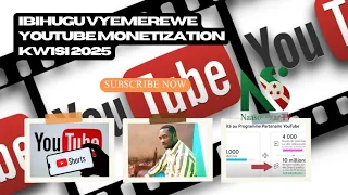 chap ii ibihugu vyemerewe youtube monetization 2025 none burundi ho bimeze gute