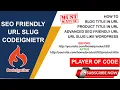 Custom URL Slug in CodeIgniter Title in URL CodeIgniter Like Wordpress URL SLUG