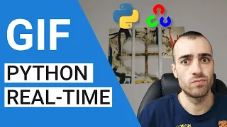 Create an animated GIF in real-time with Opencv and Python