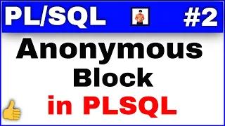 Tutorial Anonymous Block in PLSQL