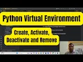 Python Virtual Environment How to Create Activate Deactivate and Delete Windows 11