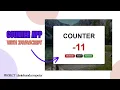 JavaScript Project How To Create a Simple Counter App With JavaScript