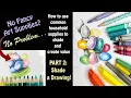Download Lagu No Fancy Art Supplies?  No Problem!  Part 2: How to Shade a Drawing with Common Household Supplies