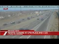 Southbound Interstate 225 closed at 17th Place in Aurora