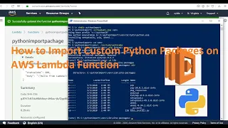 How to Import Custom Python Packages on AWS Lambda Function