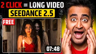 How to Create Long AI Videos in 1 Click 🔥FREE | AI Se Horror Video Kaise Banaye | Full Tutorial
