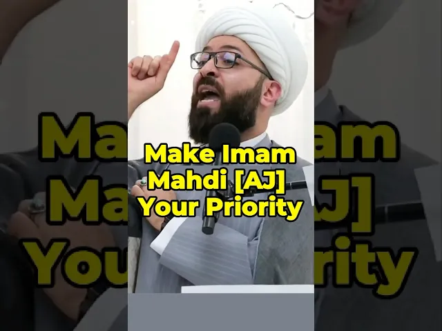 ⁣Make Imam Mahdi [AJ] Your Priority | Sheikh Mustafa Akhound #imammahdi #prophetmuhammad #ahlulbayt