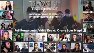 Download BEGGIN FULL VIDEO COMPARISON REACTION #BEGGIN #NOVIABACHMID #KERONCONG MP3