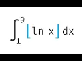 Integral of Floor Function of Natural Log - Geometry Integration Calculus Glass of Numbers