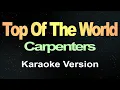 Download Lagu Top of the World - Carpenters ( Karaoke )