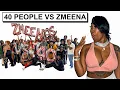 20 Guys 20 Girls Vs Zmeena Orr