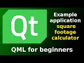 QML square footage calculator - Udemy