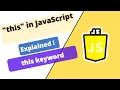 JavaScript Course THIS keyword in JavaScript complete explanation